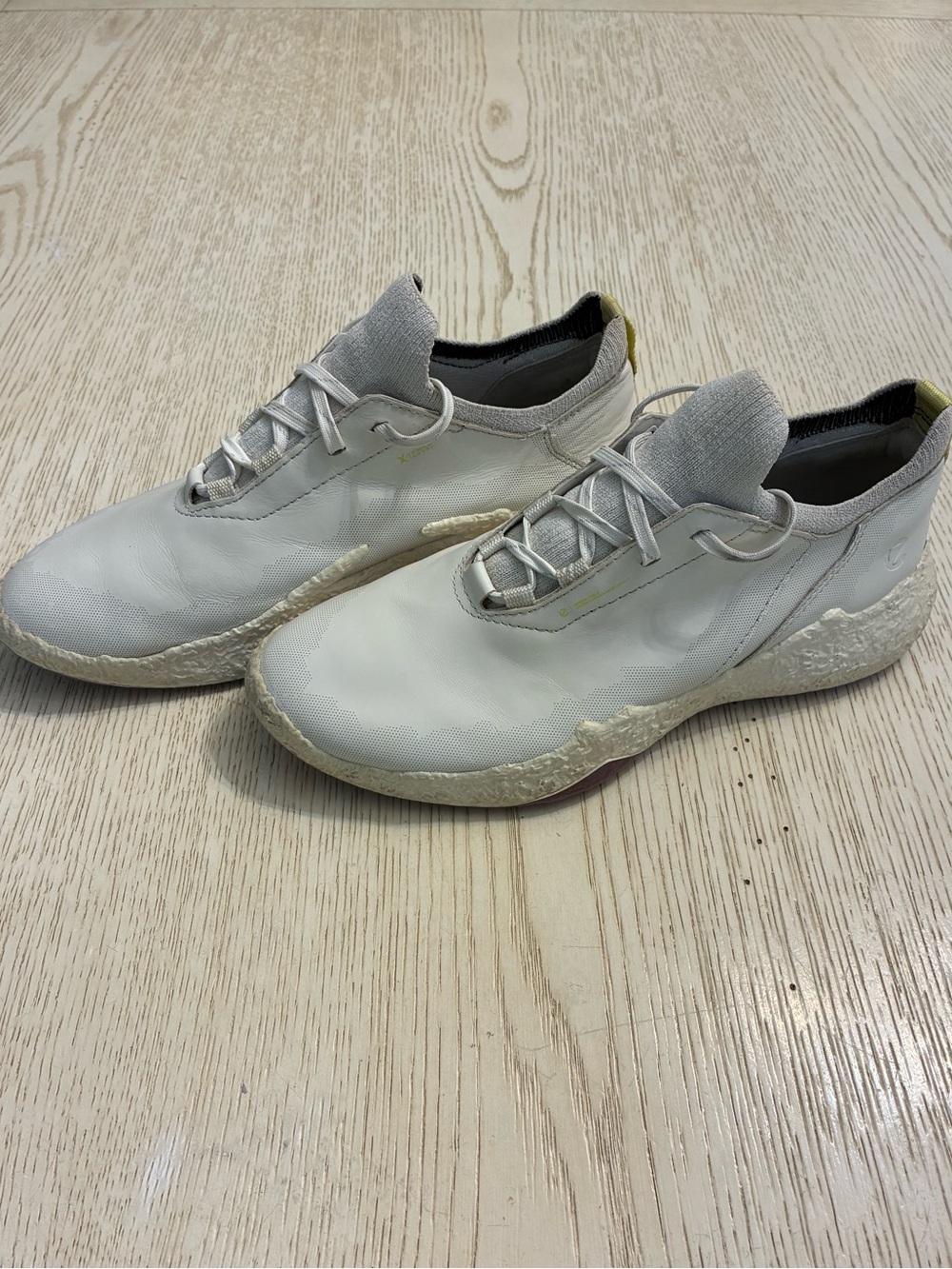 Women’s Ecco BIOM H5 Golf Shoe Sneakers (White/Lavender)